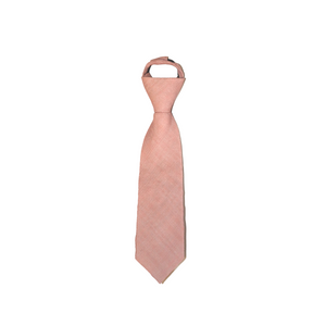Pink Textile Boys Tie