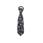 Load image into Gallery viewer, Floral Navy Boys Tie
