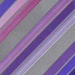 Load image into Gallery viewer, Grey ping purple tie fabric. Matching ties

