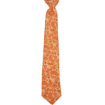 Load image into Gallery viewer, My favorite Pal Matching Neckties in all sizes. Orange Paisley tie
