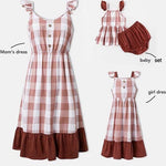 Load image into Gallery viewer, Matching Mom and Daughter Linen Dress
