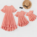 Load image into Gallery viewer, Matching Mom and Daughter Linen Dress
