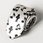 Load image into Gallery viewer, 5cm Tie Male And Female Student Music Note Personality Narrow Tie
