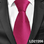 Load image into Gallery viewer, Business Men's Tie Polyester Plaid
