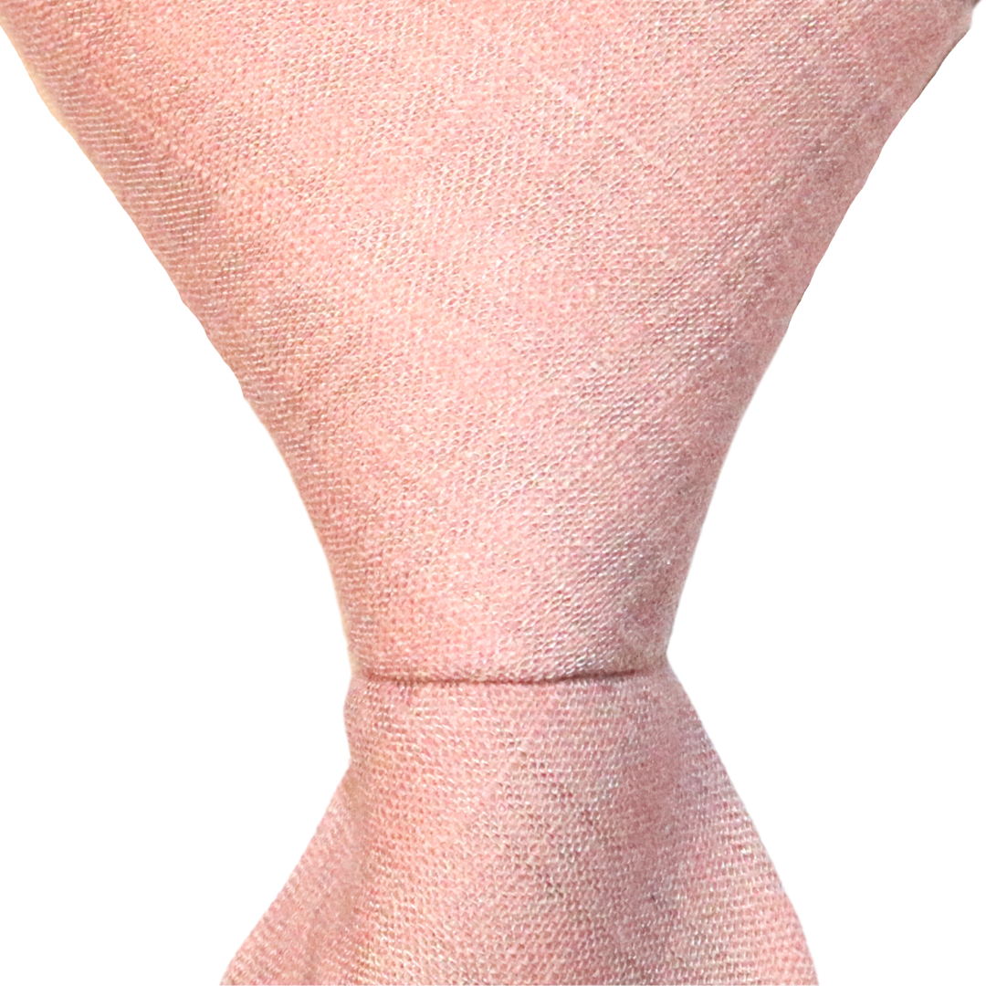 Pink Textile Boys Tie