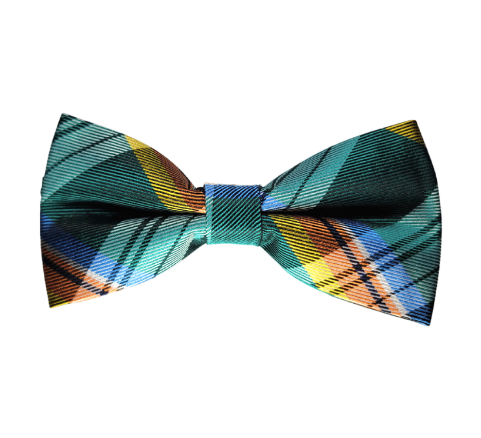 Green & Multi Color Plaid