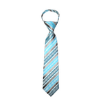 Load image into Gallery viewer, Turquoise &amp; Grey Stripe
