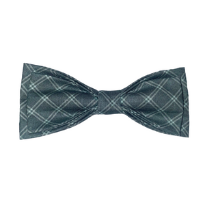 Green Stripe Boy's Bow Tie