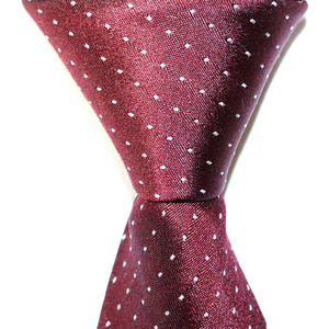 Freckled Maroon Boys Tie