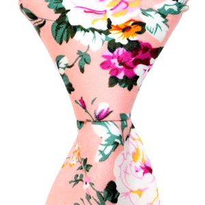 Pink Floral Boys Tie