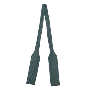 Green Stripe Men's Bow Tie