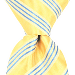 Load image into Gallery viewer, Yellow w/ Blue Pencil Stripes
