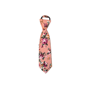 Pink Floral Boys Tie