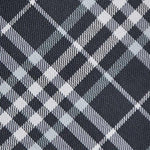 Load image into Gallery viewer, Charcoal White &amp; Mint Plaid Tie Fabric
