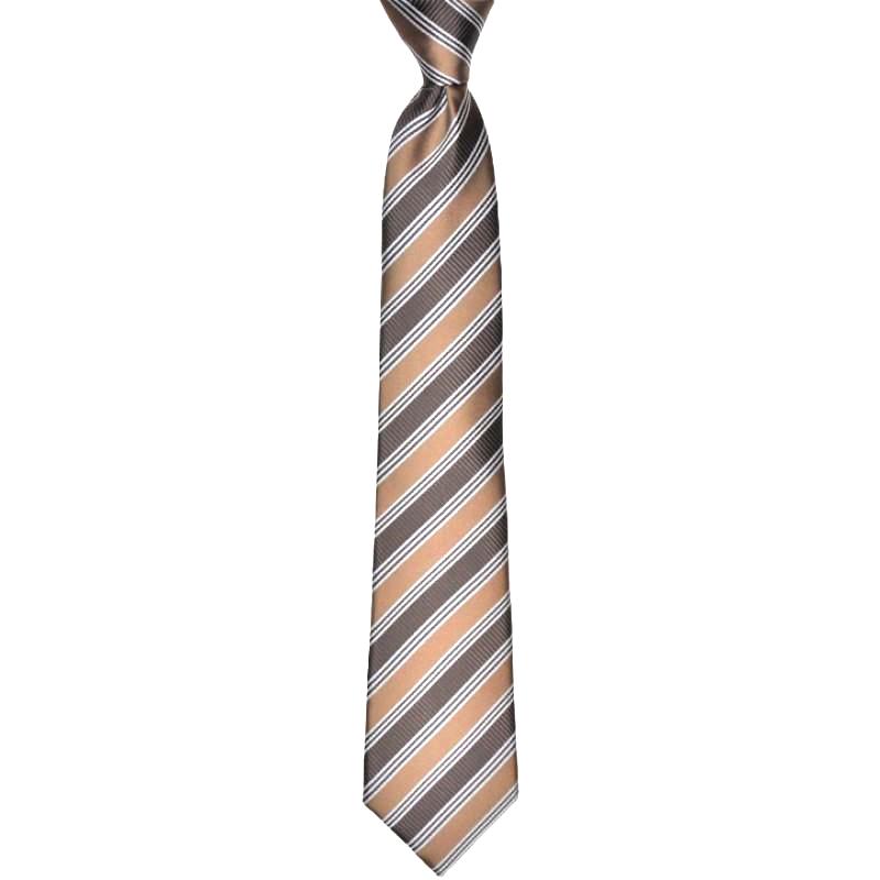 Aduld Chocolate with brown Stripe tie