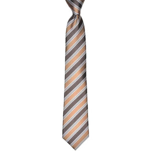 Aduld Chocolate with brown Stripe tie