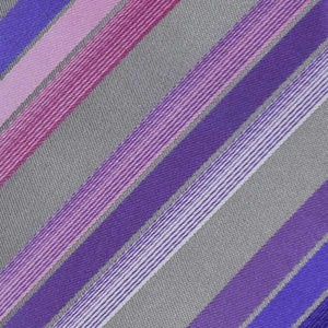 Grey ping purple tie fabric. Matching ties