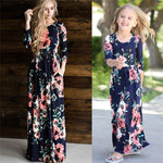 Load image into Gallery viewer, Mom and Daughter Matching Modern Floral Dress
