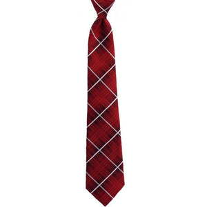 Red with White Stripe Ties