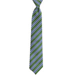 Load image into Gallery viewer, Adult Green and Blue Regimental Ties. Sizes Small to adult xl. Matching Ties
