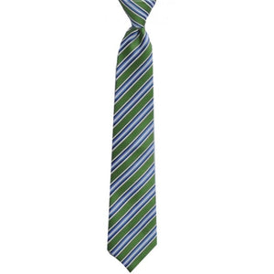 Adult Green and Blue Regimental Ties. Sizes Small to adult xl. Matching Ties